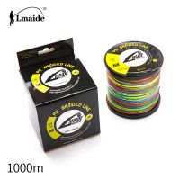  Wholesale price Super Strong fishing line PE colourful braided wire 4x colourful braided fishing line 15lb - 90lb