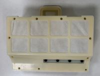 Replaceable filter box, containing two filters