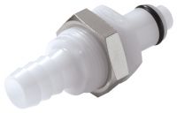 DSS 3/8&#039;&#039; POM Hose Fluid Barb Plastic Quick Disconnect Pipe Connection Fitting