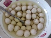 Canned Quail Eggs In Water// Ms. Helen