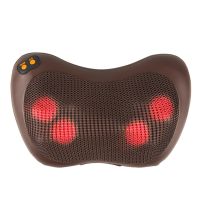 Portable Electric Shiatsu Home Car Full Body Massager Warm Compress Back Travel Air Kneading Cervical Pillow Massage