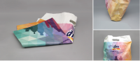 Sustainable Packing Biodegradable Plastic Eco-Friendly Custom Color Supermarket Shopping Carrier T-Shirt Bags for Vegetables Fruit