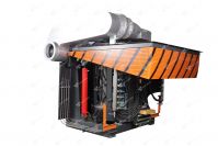 500kg electric induction melting furnace metal scrap melting