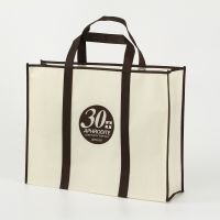 Factory direct long hand promotional nonwoven tote bag with customized logo From China