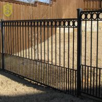 Wholesale China Factory Cheap Decorative Wrought Iron Metal Fence Panels 