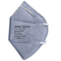 5 ply AN95 Mask (valve) CE Certified N95 KN95 respirator grey color