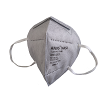 AN95 KN95 respirator mask 5 ply (no valve, grey) CE Certified Made in Vietnam