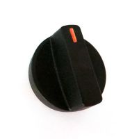 Black plastic knobs 