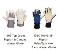 Leather working gloves