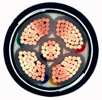 Yjv22-5x185mm2-0.6/1kv 5 Core 185mm2 Xlpe Insulation Copper Electrical Cable From China