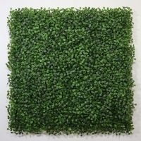 Custom vertical garden hedge fence wall artificial living green plant wall