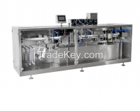 cosmetics cream bottle filling sealing machine From China