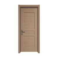 Modern Bedroom Melamine MDF Interior Wooden Door with Frame From China