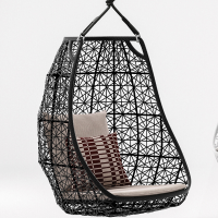 Arvabil Handmade Wicker Jannat Egg Swing for Home and Garden, Prime Design 