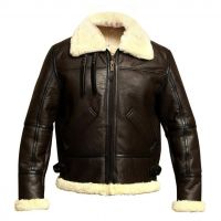 Leather fur aviator fashion jacket From Pakistan