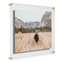 Customized Clear Magnetic Photo Frame Acrylic