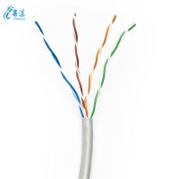 cat 5e cable pass test pure copper 24awg 2pr 4pr 305m 1000ft 0.56 utp cat5e indoor cable  From China
