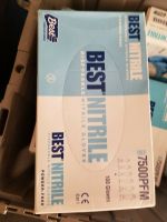 2 boxes, Nitrile gloves xl blue 100 gloves per box 200, 2 boxes