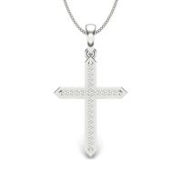 92.5 Sterling Silver Cross Pendant