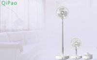 USB Rechargeable Electronic Desk Fan with Night Light From China