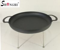 Iron Round Fry Pan With Three