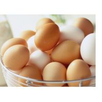 Fresh White And Brown Eggs