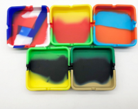 Unbreakable Midium Size Square Silicone Ashtray