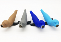 Unique Design Silicone Smoking Pipe Sea