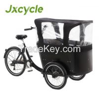 CE approved three wheel cycling electric cargo bike for family use kid From China