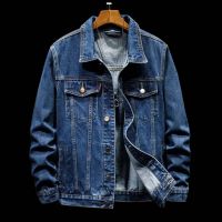 Denim jacket  Cotton padded jacket men&amp;amp;amp;#039;s autumn new trend large size hooded jacket Korean loose fashion brand sports clothes