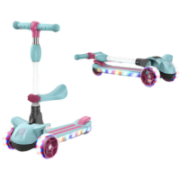 Foldable Children Kids T-bar Push