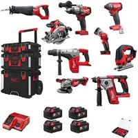 BRAND NEW MILWAUKEES M18 18V CORDLESS 15-PIECES COMBO KIT