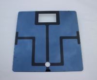 Customized ITO Tempered Electronic Body Scale Silk Screen Printing Glass Panel From China