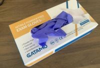 Gatamo Nitrile Glove, Powder Free, All Sizes, Box of 100 (Blue)