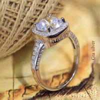 Engagement Silver Ring