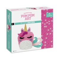 EASY WAY TO MAKE CRAFT KIT POM POM ART-MY CUTE UNICORN