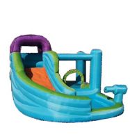 Family Backyard Inflatable Bouncer for Sale Inflatable Kids Waterslide with Pool