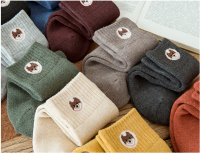 Ms socks in the tube in the fall and winter of stockings band and fine hair thickening with warm towel wholesale stockings male cute cotton socks From China