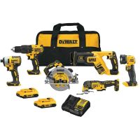 DeWALT DCK677D2 20V MAX Lithium Ion Brushless Cordless 6 Tool Combo Kit