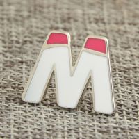 &acirc;€œM&acirc;€ Shape Enamel Pins