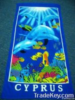 100% Cotton Promotional Printed Beach Towel From China