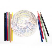 Leadur Artist Creative DIY Underglaze Color Pencil Ceramic drawing color pencil