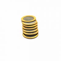 Round Shape 304 Stainless Steel Wire Mesh Filter Disc With Brass Rim  From China