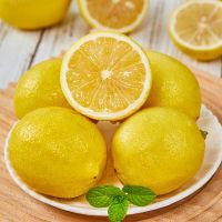 Fresh Citrus Fruits And Yellow Lemon