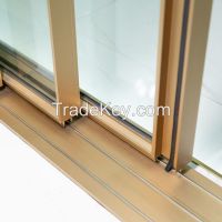 Veilon magnetic sliding door frameless sliding glass doors From China
