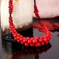 Traditional boho style beading Necklace - MCX016