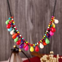 Traditional boho style beading Necklace - MCX010