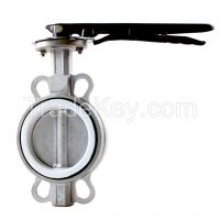 Wafer Stainless Steel Butterfly Valve From China