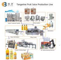 BOYUAN Bottled Beverage Juice Automatic Packing Machine Production Processing Line