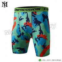 Men's Sublimation Printing Compression Running Shorts